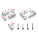 Set of Novellini Hinges/ Clip/ Cap/ Spares Bath Screen Seals RU3