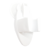 Wall Mounted Shower Head Holder with Suction Cup White. NR3