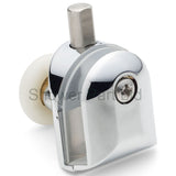 Set of 2 Single Top and Bottom Shower Door Rollers/Runners 23mm Wheel Diameter AQ1