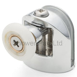 Set of 2 Single Top and Bottom Shower Door Rollers/Runners 23mm Wheel Diameter AQ1