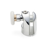 Set of 2 Single Top and Bottom Shower Door Rollers/Runners 23mm Wheel Diameter AQ1