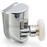 Set of 2 Single Top and Bottom Shower Door Rollers/Runners 23mm Wheel Diameter AQ1