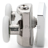 '--Set of 2 Double Shower Rollers /Runners / Wheels Replacement 23mm Wheel Diameter BE-MS08