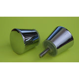 WHOLESALE JOB LOT X 100 Shower Door Handle/Knob Chrome Zinc Alloy Cone Shaped High Quality L050