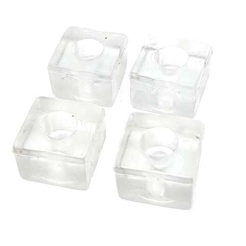 4 x Shower/Bathroom Door Square Plastic  Orientation Blocks Stops K026