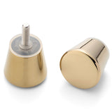 Shower Door Handle/Knob Chrome or Gold Zinc Alloy Cone Shaped High Quality L050
