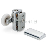 2 x Shower Door Double Top Rollers/Runners/ Replacements/ Spares/Wheels 23mm or 25mm Wheel Diameter L073