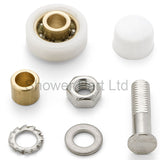 1 x Samo shower door Roller/ Flat Wheels /spare parts Wheel Diameter 20mm SAMO2