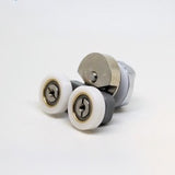 1 x Double Top Zinc Alloy Shower Door Rollers/Runners 21mm Wheel Diameter Merlyn E4