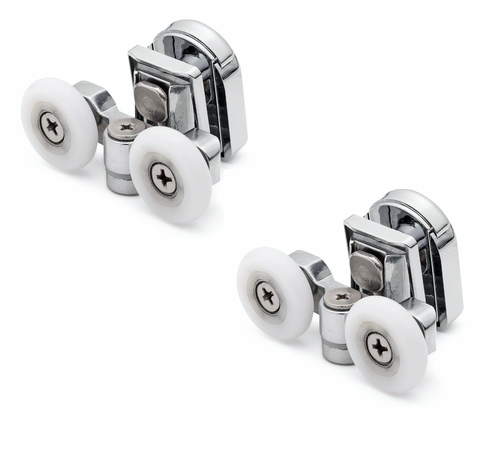 Shower door Rollers /Runners/Wheels 23mm Diameter (6mm Glass). Suitable for Victoria Bathrooms and Ocean Showers SP4