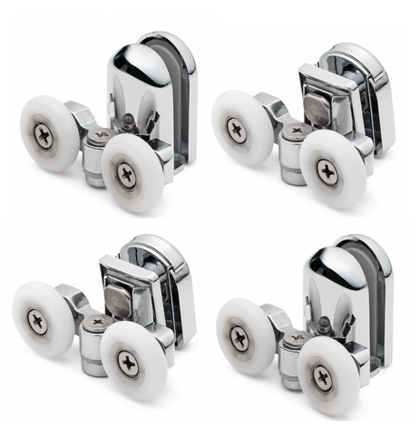 Shower door Rollers /Runners/Wheels 23mm Diameter (6mm Glass). Suitable for Victoria Bathrooms and Ocean Showers SP4