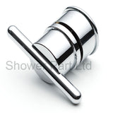 Shower Door Handle/Knob Silver Plastic A12