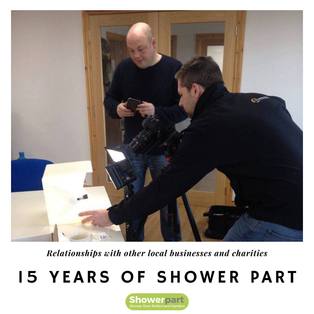 15 Years of Shower Part - Relationships with other local businesses and charities