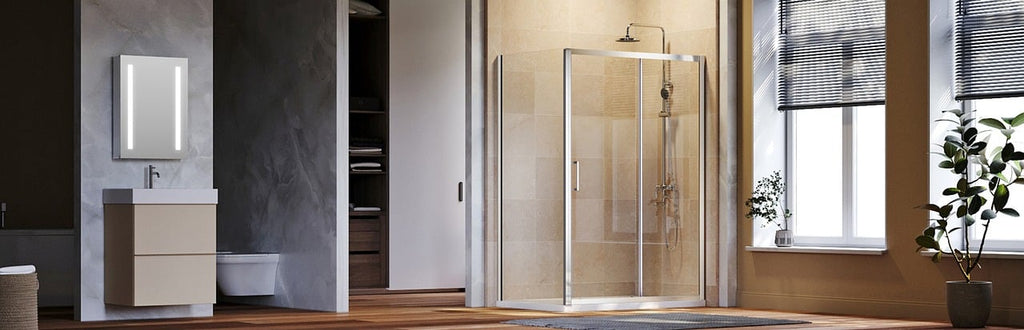 What are the benefits of a shower door (enclosure) over a shower curtain?