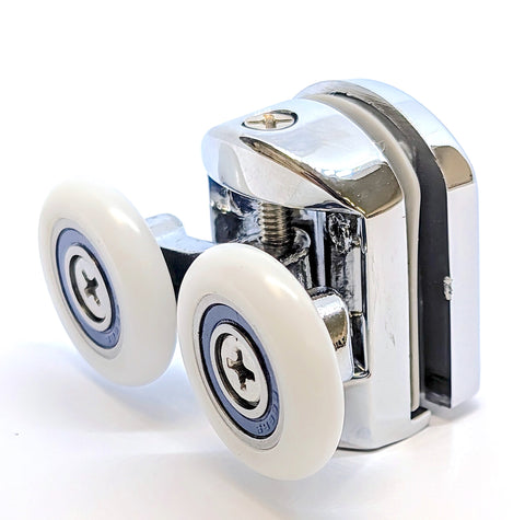 2 x Double Top Shower Door Rollers/Runners/Guides/ 25mm Wheel Diameter A5
