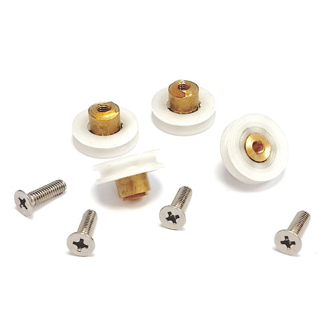 4 x Shower Door Rollers/Runners/Wheels 19mm Wheel Diameter L041