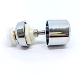1 x Shower Door Roller /Rollers/ Wheels / Runners Small Wheel Diameter 19mm MS2. White or Chrome finish