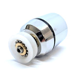 1 x Shower Door Roller /Rollers/ Wheels / Runners Small Wheel Diameter 19mm MS2. White or Chrome finish
