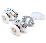 2 x Shower Door Rollers/Runners/Bearings 23mm or 25mm Wheel Diameter L077-1, L077-2 suitable for Aqualux showers