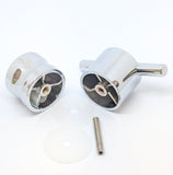 Shower Door Handle/Knob Silver Plastic A12