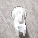 Wall Mounted Shower Head Holder with Suction Cup White. NR3