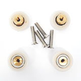 4 x Shower Door Rollers/Wheels 19mm Wheel Diameter J058i Suitable for Kudos showers
