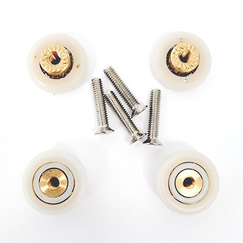 4 x Shower Door Rollers/Wheels 19mm Wheel Diameter J058i Suitable for Kudos showers