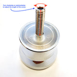 Shower Door Handle/Knob Silver Plastic High Quality L- ABS