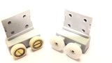 Set of 2 Ideal Standard Shower Door Rollers Double Wheels Top and Bottom IS8