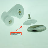 DISCOUNTED (Missing Parts) 2 x Shower Door Rollers Ball Joint 22mm Wheel Diameter B4
