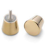 1 x Shower Door Handle/Knob Gold Zinc Alloy Cone Shaped High Quality L050G