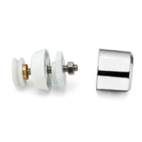 1 x Shower Door Roller /Rollers/ Wheels / Runners Small Wheel Diameter 19mm MS2. White or Chrome finish