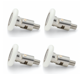 4 x Sliding Shower Door Rollers/Runners/Wheels 19mm, 23mm, 25mm or 27mm Wheel Diameter  LW029