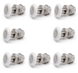 4 or 8 x Replacement Shower Door Rollers/Runners /Wheels/Pulleys 19mm 23mm 25mm or 27mm Wheel Diameter L004