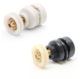 4 x L2LW045 Shower Door Rollers /Roller/ Wheels / Runners Small 20mm Wheel Diameter White or Black