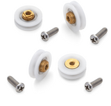 4 x Shower Door Rollers/Runners/Wheels 19mm Wheel Diameter L041