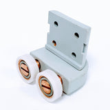 Set of 2 Ideal Standard Shower Door Rollers Double Wheels Top and Bottom IS8