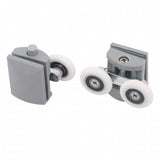 '--Set of 2 Shower Door Rollers/Runners 23mm or 26mm Wheel Diameter Top & Bottom BE-M04