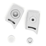 Set of 2 x Shower/Bathroom Door Plastic Rubber Stops Top and Bottom / Right & Left L021