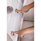 Set of 2 Shower Enclosure Door Top and Bottom Rollers/ Runners 23mm wheels dia F23