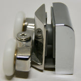 1 x Chrome Plated Top Double Shower Door Roller/Runner 21mm Wheel Diameter IS2