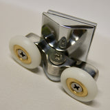 1 x Chrome Plated Bottom Double Shower Door Roller/Runner 21mm Wheel Diameter IS2