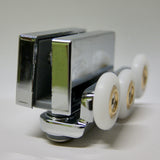 1 x Chrome Right Hand Infold Shower Door Roller Wheel Diameter 23mm IS6