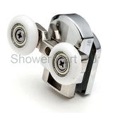 2 x Bottom Double Shower Door Rollers/Runners/Wheels Replacements 23mm or 25mm Wheel Diameter A6
