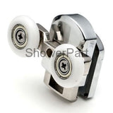2 x Bottom Double Shower Door Rollers/Runners/Wheels Replacements 23mm or 25mm Wheel Diameter A6
