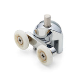 Set of 2 Double Top and Bottom Shower Door Rollers/Runners 23mm Wheel Diameter AQ2