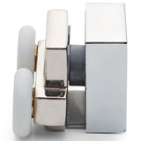 1 x Chrome Plated Top Double Shower Door Roller/Runner 21mm Wheel Diameter AT9