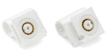 Manhattan Bifold Door Wheel Blocks Set of 2 Shower Rollers/Runner Grooved 20mm Wheel Diameter 1 Left and 1 Right Hand B2