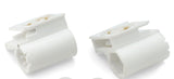 Manhattan Bifold Door Wheel Blocks Set of 2 Shower Rollers/Runner Grooved 20mm Wheel Diameter 1 Left and 1 Right Hand B2