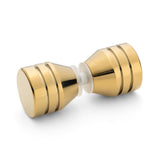Shower Door Handles x 2 / Brass Knobs Gold High Quality B40